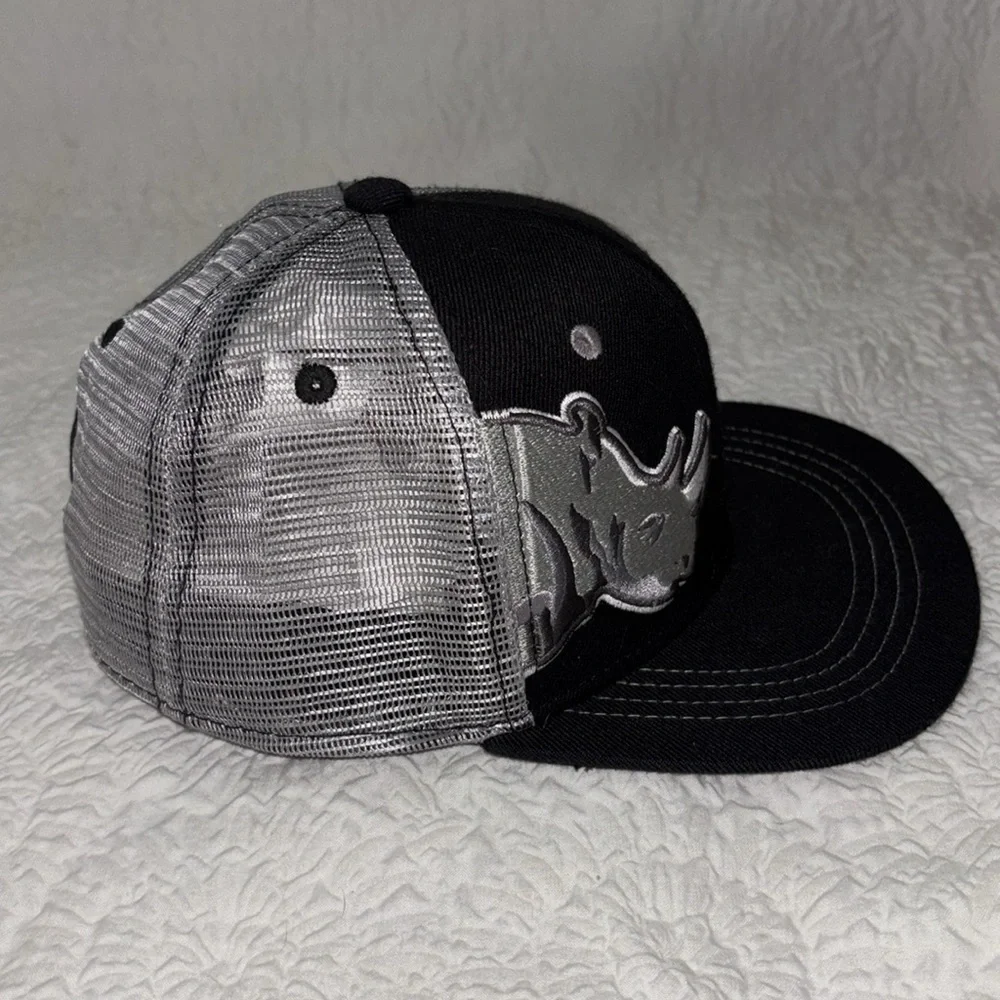 AKSELS Rhino Flatbill Snapback Hat